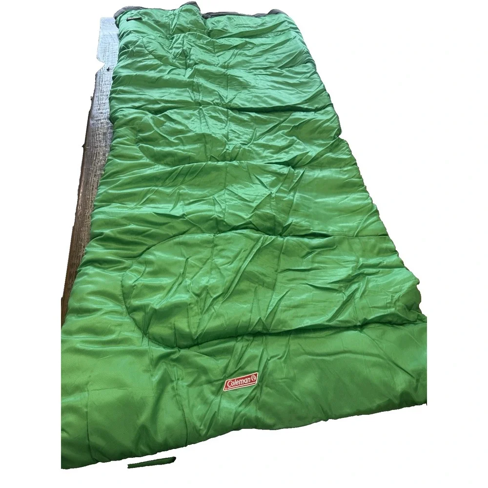 Coleman Rectangle Sleeping Bag 36x80 3.5lbs Hollofil 808 Insulation Camping